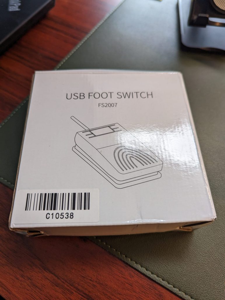 boxed footswitch